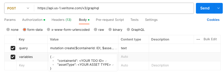 Variables with file upload